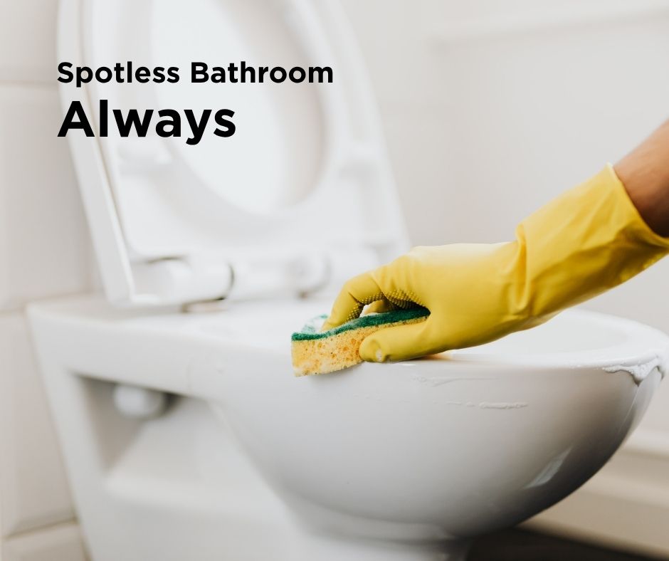 Weekly/Biweekly Bathroom Cleaning (2 Bathrooms)